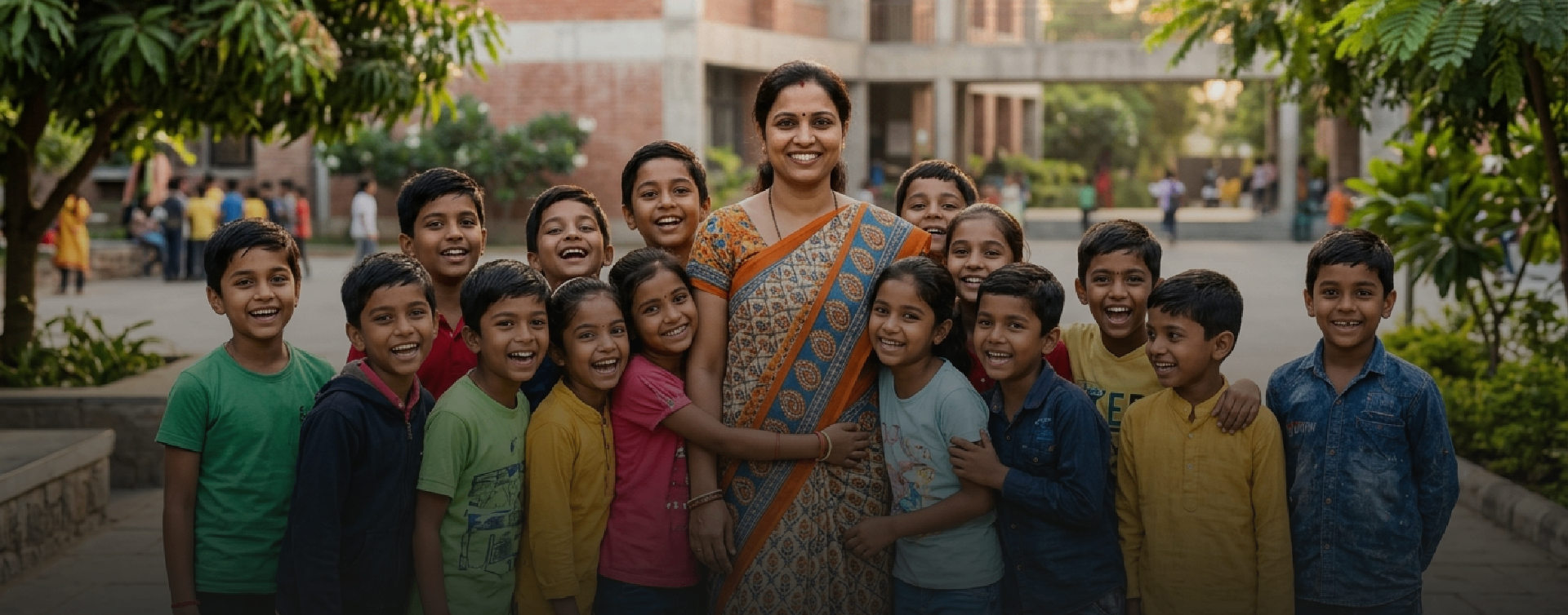 Portrait of a smiling Indian student